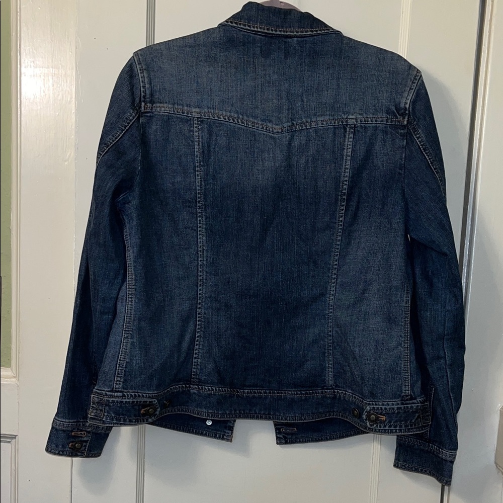 Coldwater Creek Dark Blue Jean Jacket - Picture 2 of 4